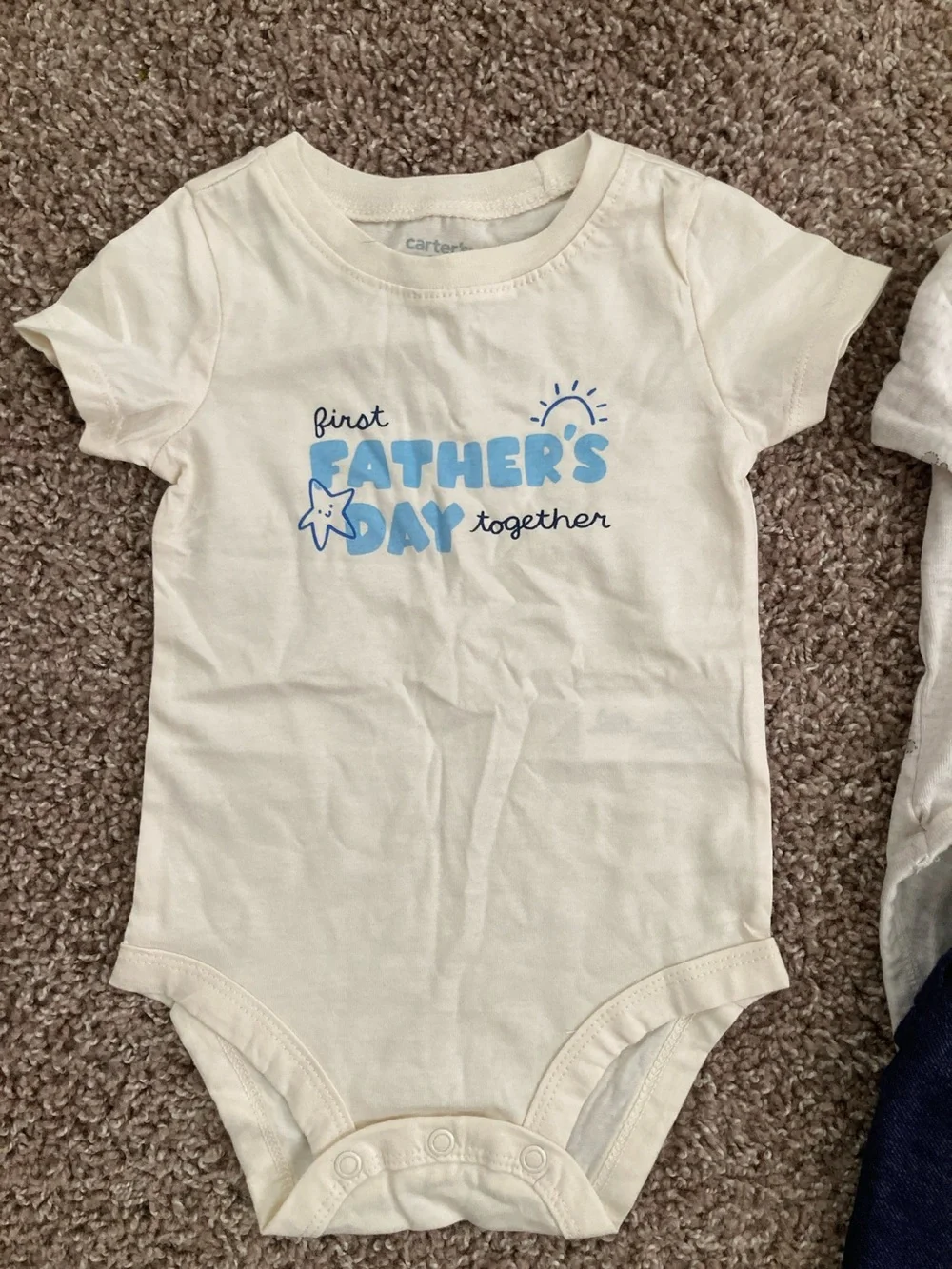 5 piece LOT: sleep-sack, 2 legging, 2 bodysuits, 1 long- & 1 short-sleeve, 6 mo.